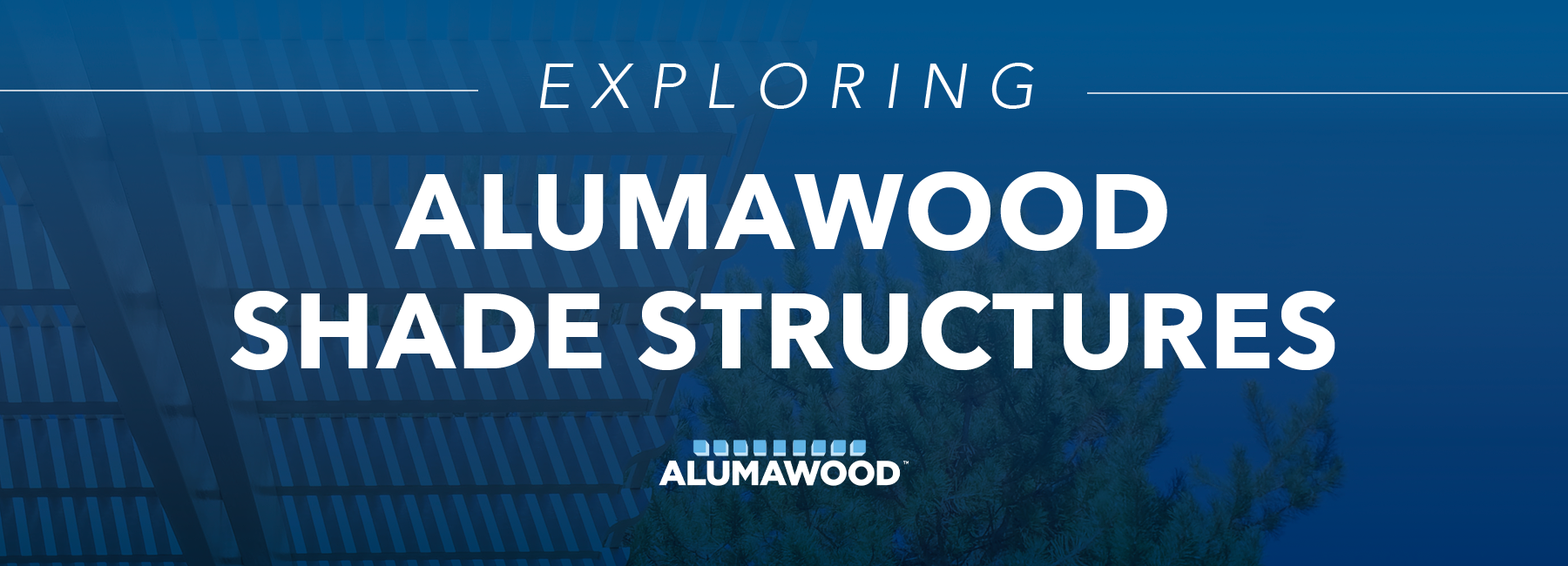 Alumawood shade structures graphic