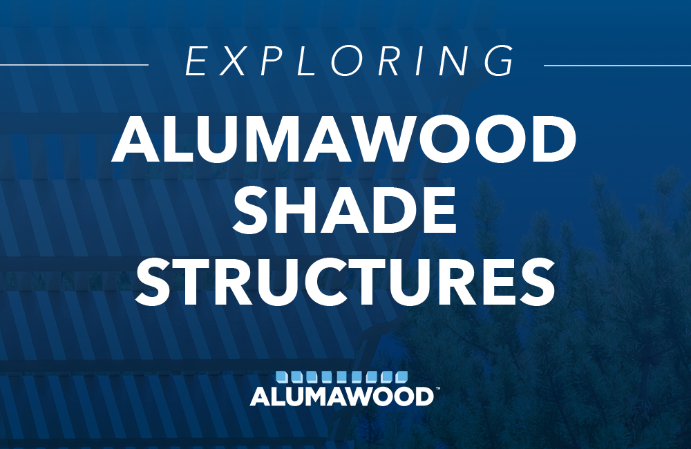 Alumawood shade structures graphic