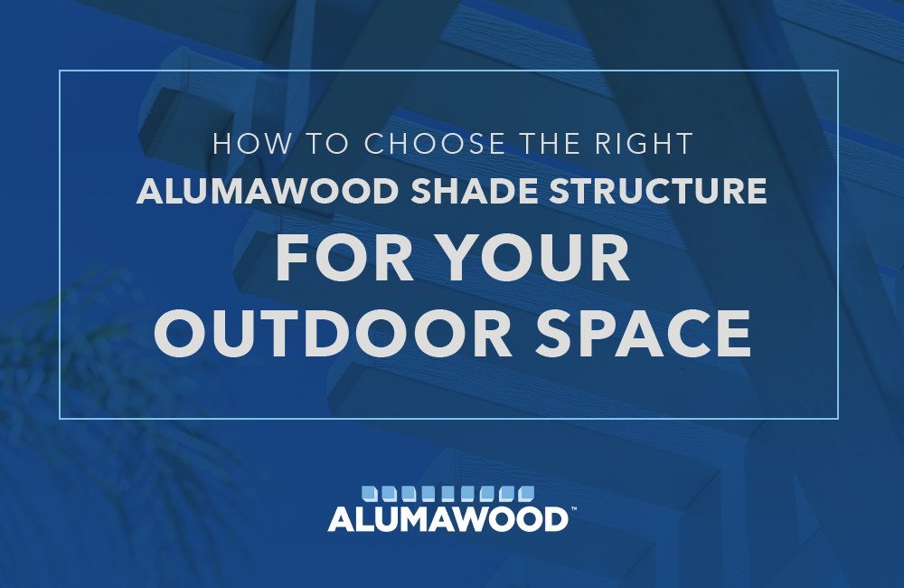 Alumawood outdoor space graphic