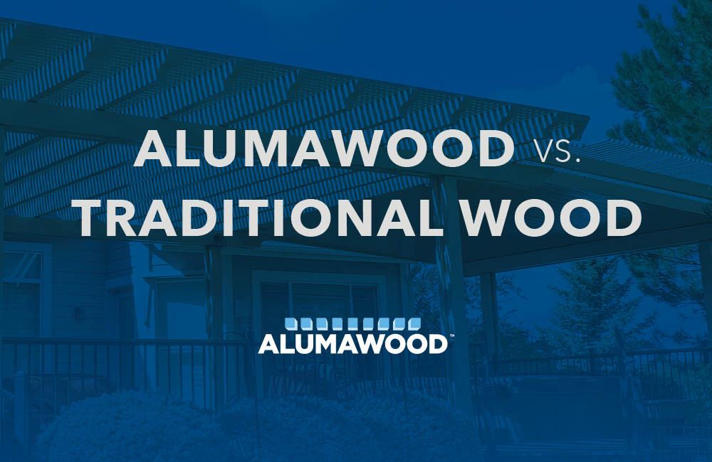 Alumawood vs traditional wood
